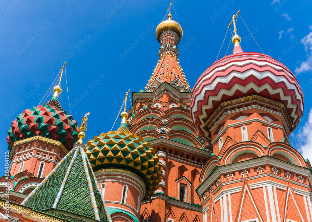 Fragment of the Saint Basil Cathedral 