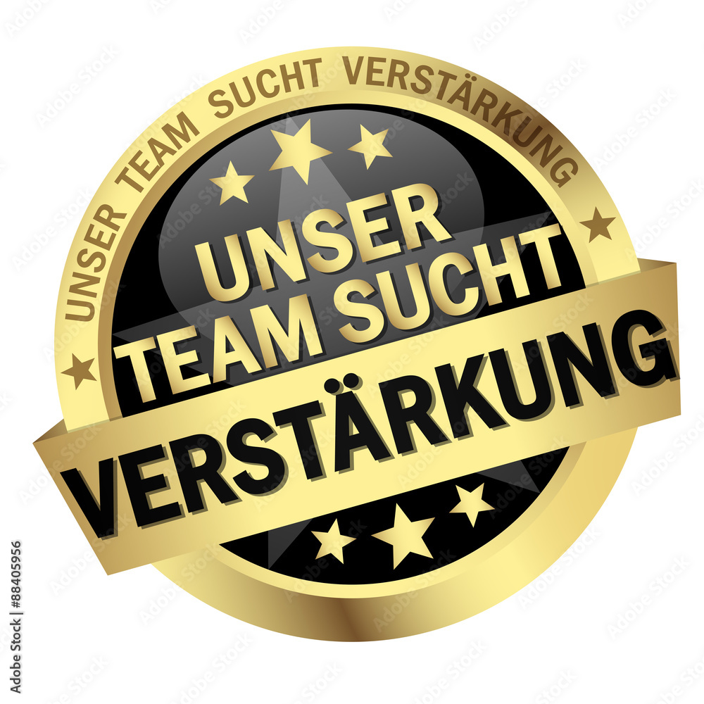 button with text Unser Team sucht Verstärkung