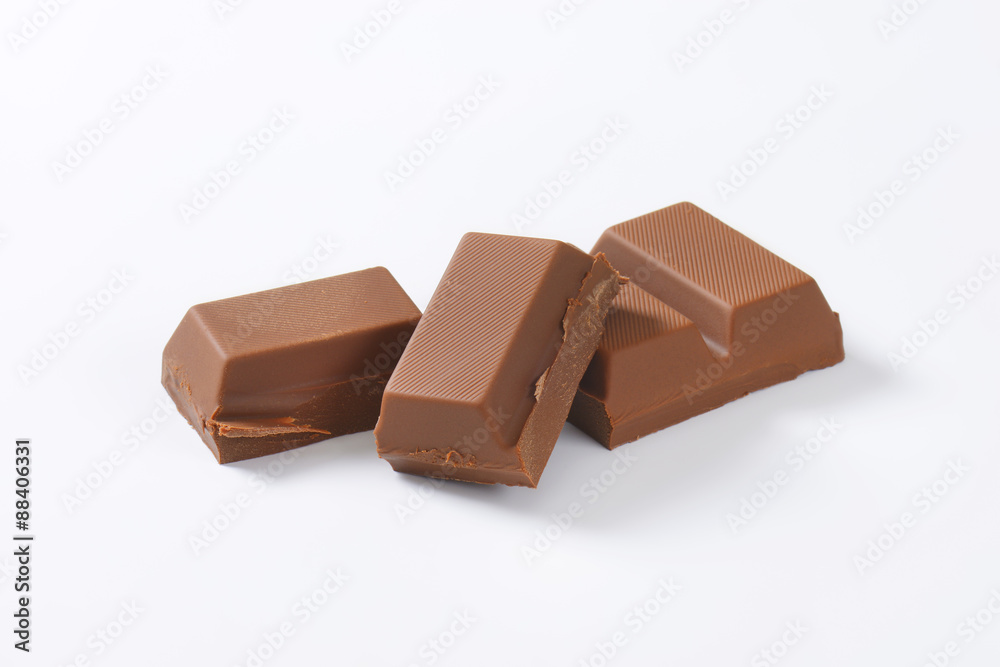 pieces of chocolate