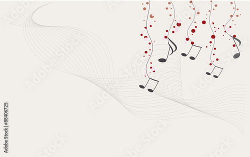 Cartolina con note musicali