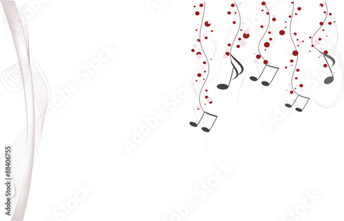 Cartolina con note musicali