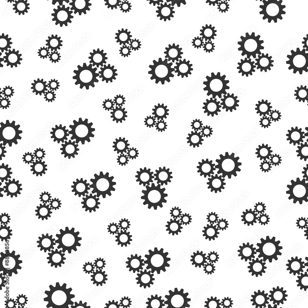 seamless pattern with gear