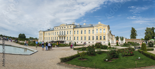 Rundales palace in Latvia photo