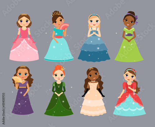 Beautiful princesses.