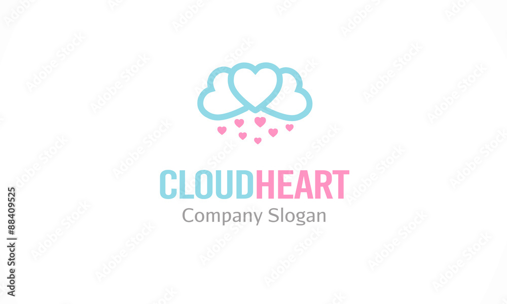 Logo Cloud Heart
