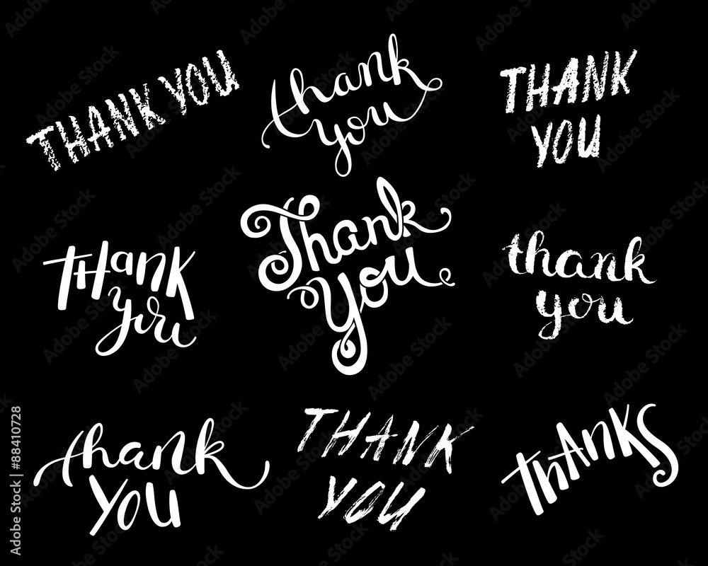 Obraz premium Thank you