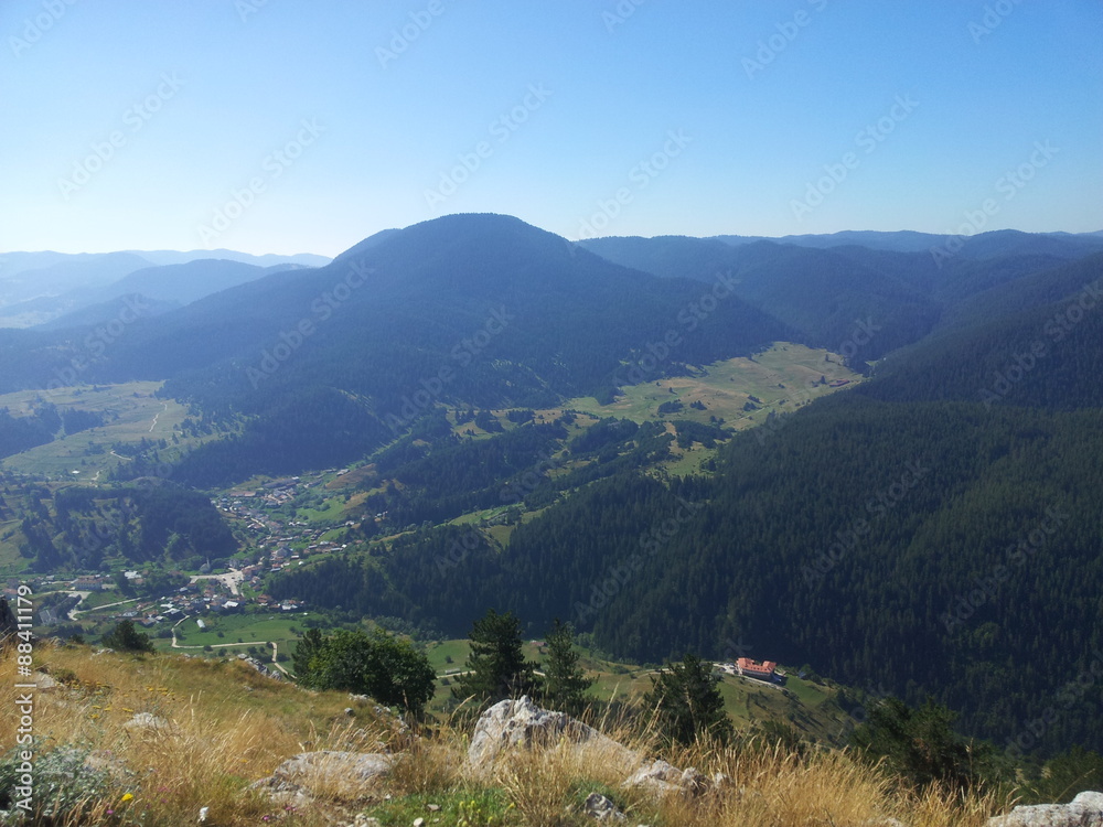 Naklejka premium Eagle eye landscape