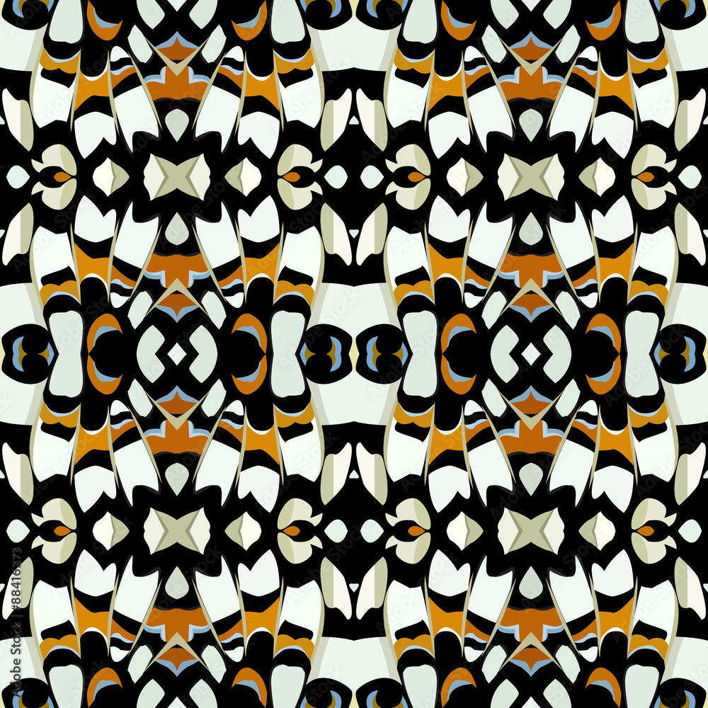 Color Seamless natural pattern in butterfly print concept Color Seamless natural pattern in butterfly print concept