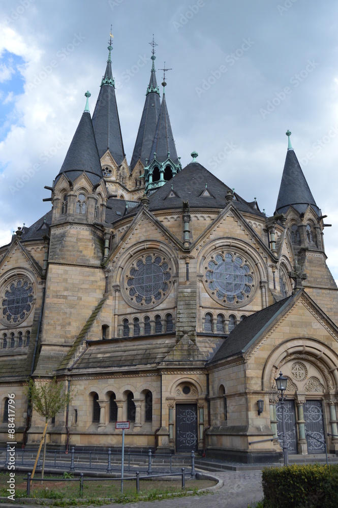 Obraz premium Ringkirche, Wiesbaden