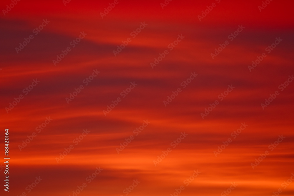 Obraz premium View of red sky can be used as abstract background