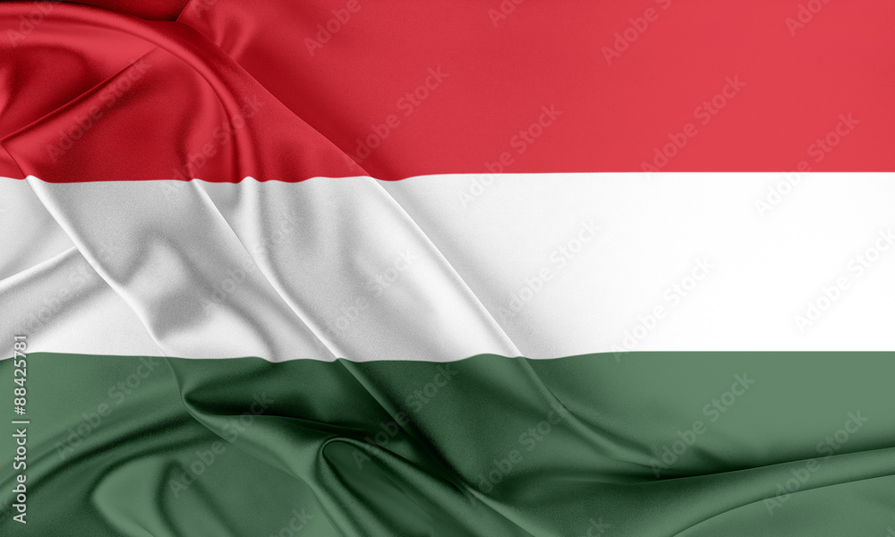 Hungary Flag. 