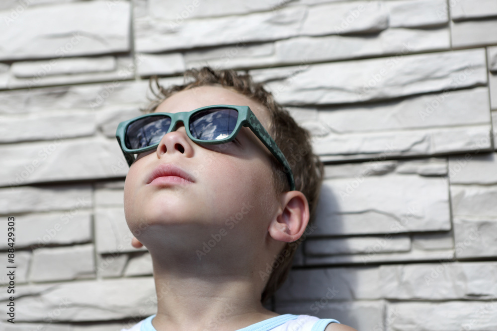 Kid with sunglasses Kid with sunglasses