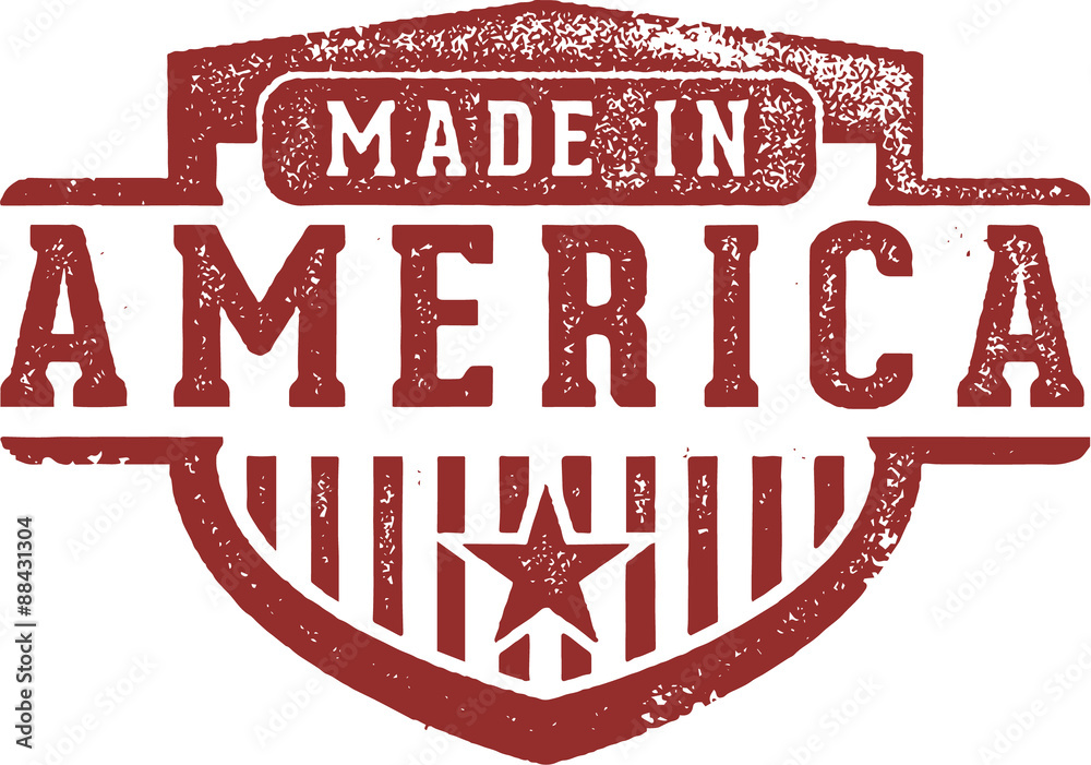 Vecteur Stock Made in America Stamp | Adobe Stock
