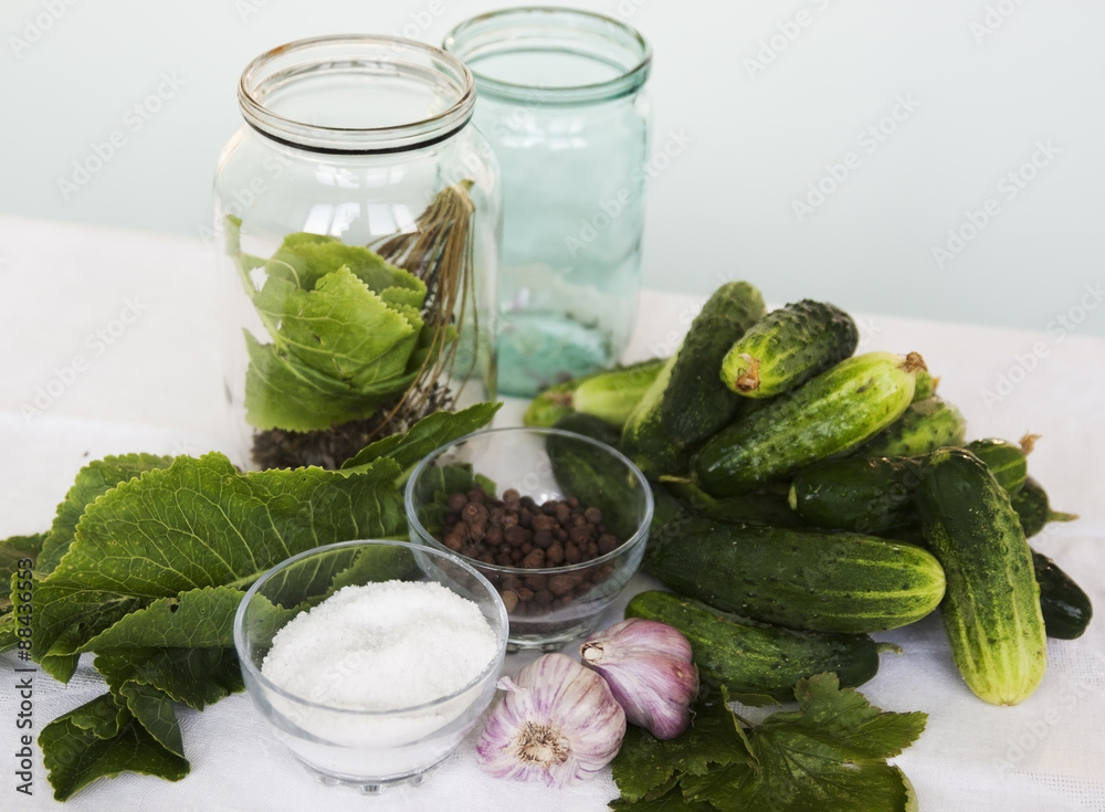 Green cucumbers Green cucumbers