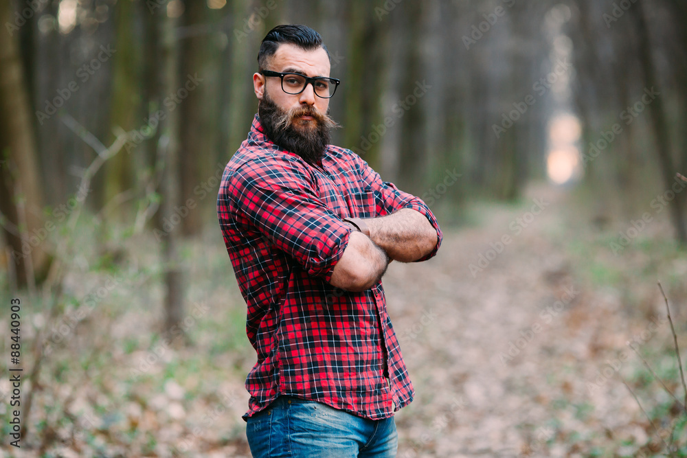 Bearded man Bearded man