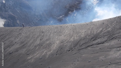 Aerial view of active volcano Tavurvur, Papua New Guinea
 photo