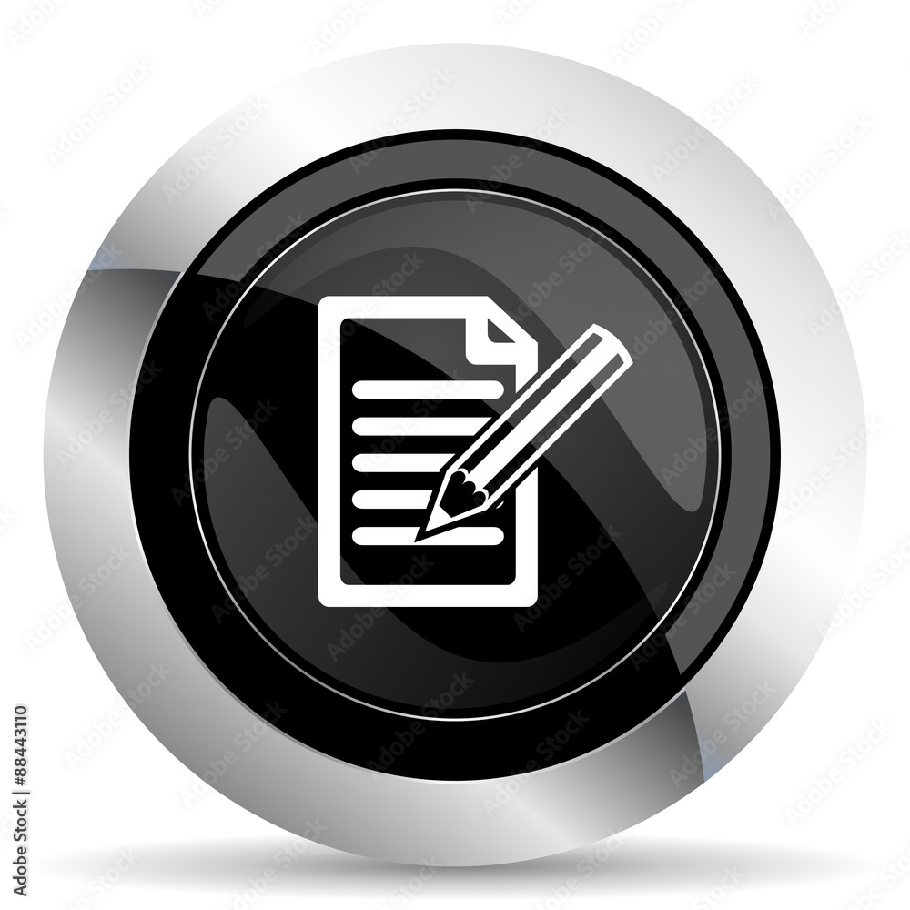subscribe icon, black chrome button, write sign subscribe icon, black chrome button, write sign