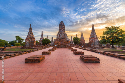 wat chaiwatthanaram temple, ayutthaya, thailand (ayutthaya histo