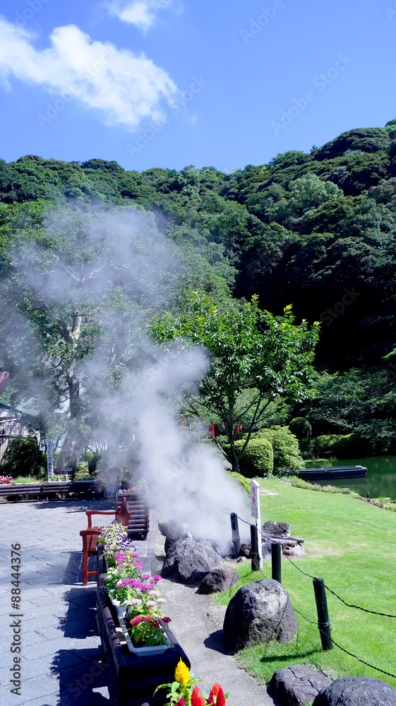 Fototapeta premium Sea Hell in Beppu, Japan