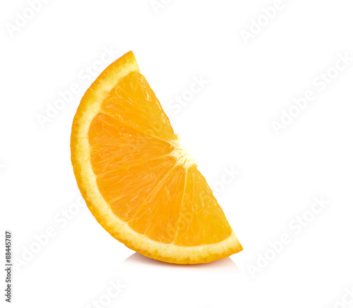 Orange fruit isolated on white background