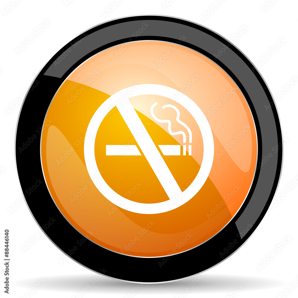 no smoking orange icon no smoking orange icon