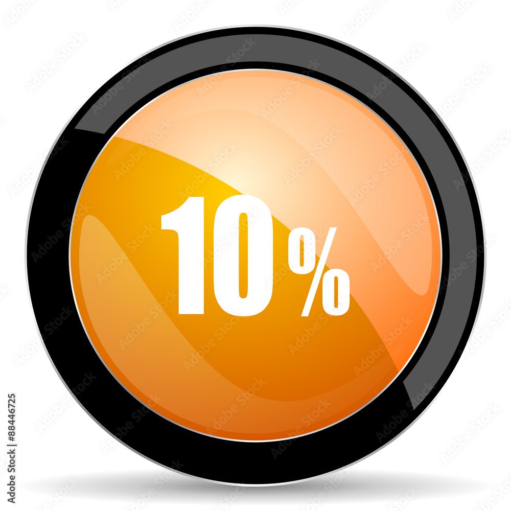 10 percent orange icon sale sign 10 percent orange icon sale sign