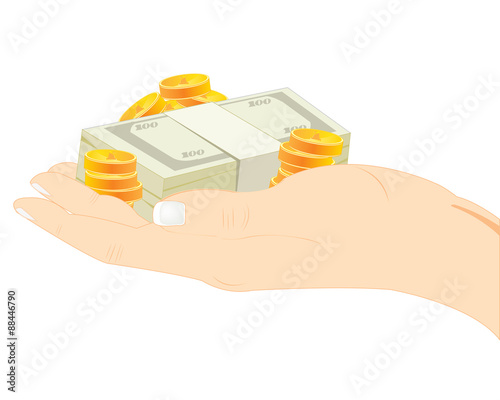 Much money in hand