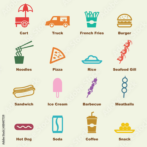 Street food elements