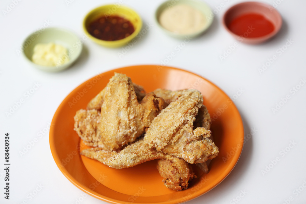 Fried Chicken with sauce