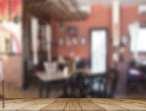 Restaurants background blur