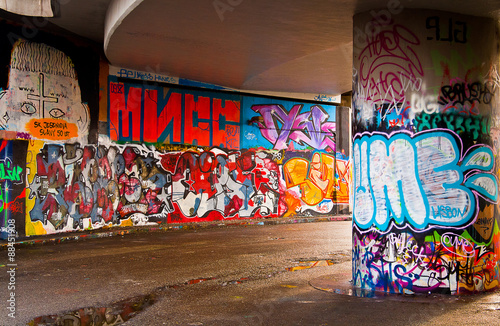 Graffitti Wall  photo