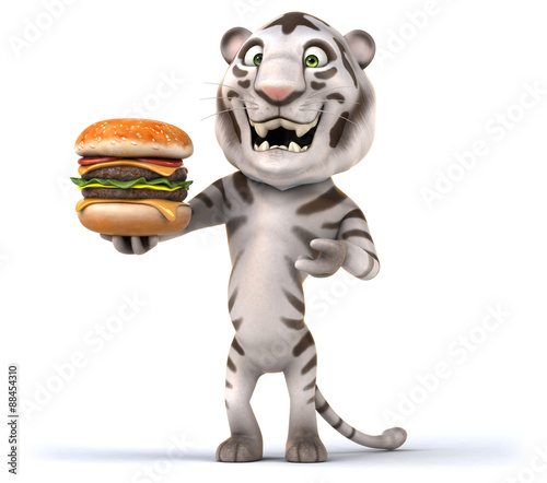 Fototapeta Naklejka Na Ścianę i Meble -  Fun tiger