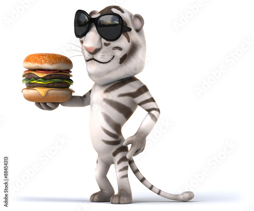 Fototapeta Naklejka Na Ścianę i Meble -  Fun tiger