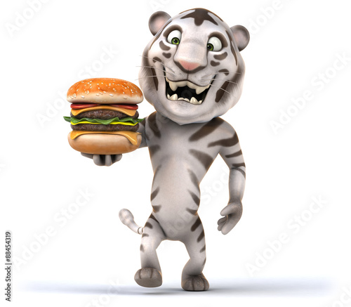 Fototapeta Naklejka Na Ścianę i Meble -  Fun tiger