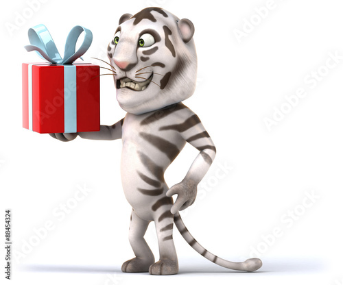Fototapeta Naklejka Na Ścianę i Meble -  Fun tiger