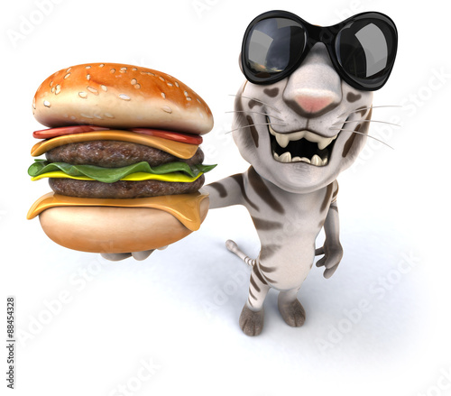 Fototapeta Naklejka Na Ścianę i Meble -  Fun tiger