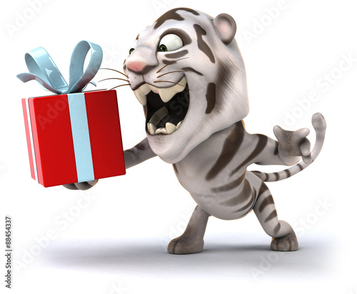 Fototapeta Naklejka Na Ścianę i Meble -  Fun tiger