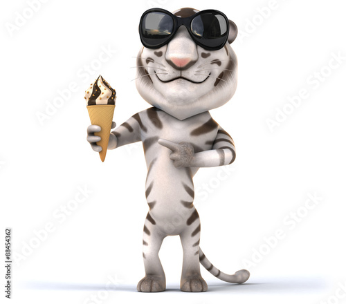 Fototapeta Naklejka Na Ścianę i Meble -  Fun tiger