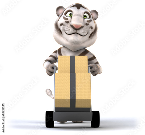 Fototapeta Naklejka Na Ścianę i Meble -  Fun tiger