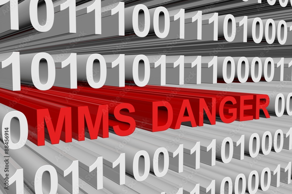 the threat of infection via mms is presented in the form of binary code 