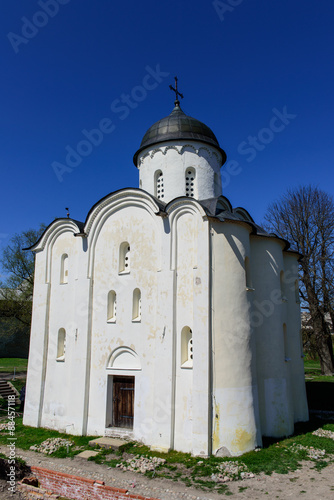 The Church of St. George in Staraya Ladoga fortress, Volkhovsky district, Leningrad region, Russia. photo