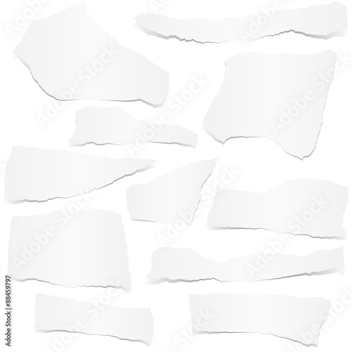 collection scrap of paper