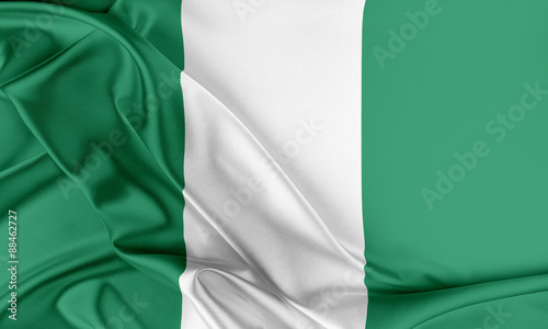 Nigeria Flag. 