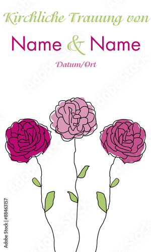 Rosen für Hochzeit Trauung oder Geburtstag