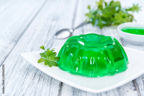 Fresh made Woodruff Jello photo