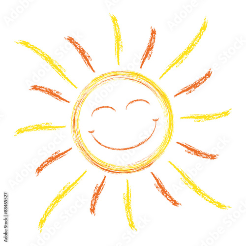 Lachende Sonne