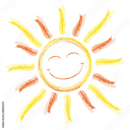 Lachende Sonne