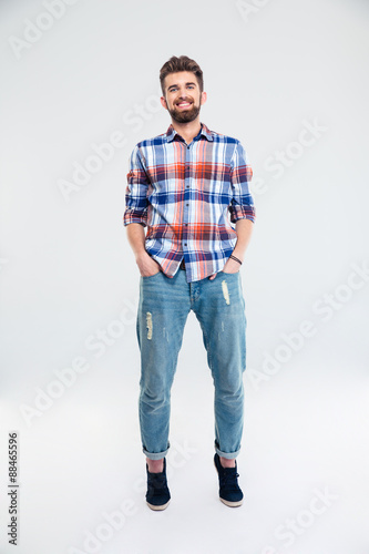 Portrait of a cheerful man in casual cloth © Drobot Dean