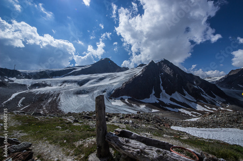 Mittelbergerferner in the ötztal alps