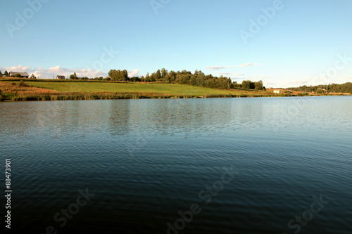 landscape water fishing people